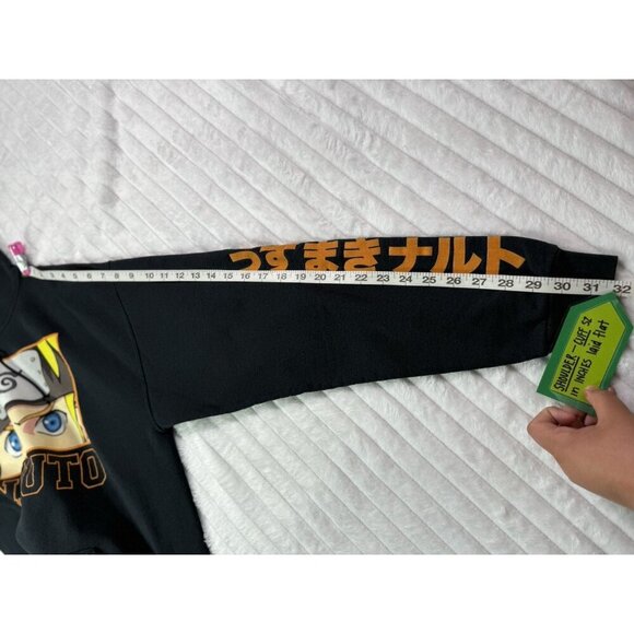 VTG 2002 Naruto Shippuden Pullover Hoodie Anime Graphic Sweatshirt Logo Men's L - Picture 10 of 14